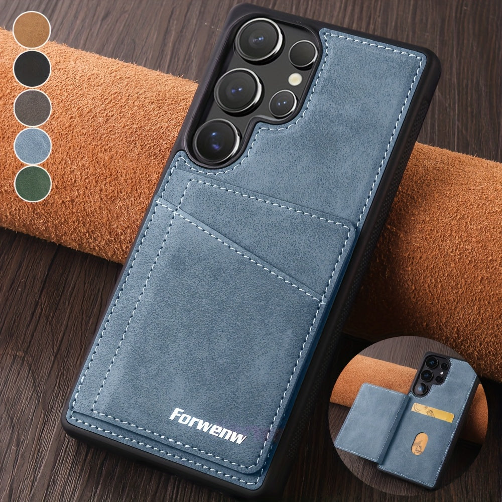 SecureFold Pro – RFID Blocking Leather Wallet Case for Galaxy S Series