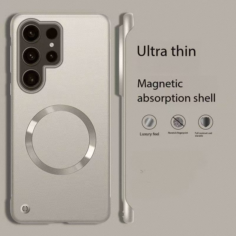 EliteGuard S25 Thin Magsafe Case with Anti-Fingerprint Micro-Matte Finish