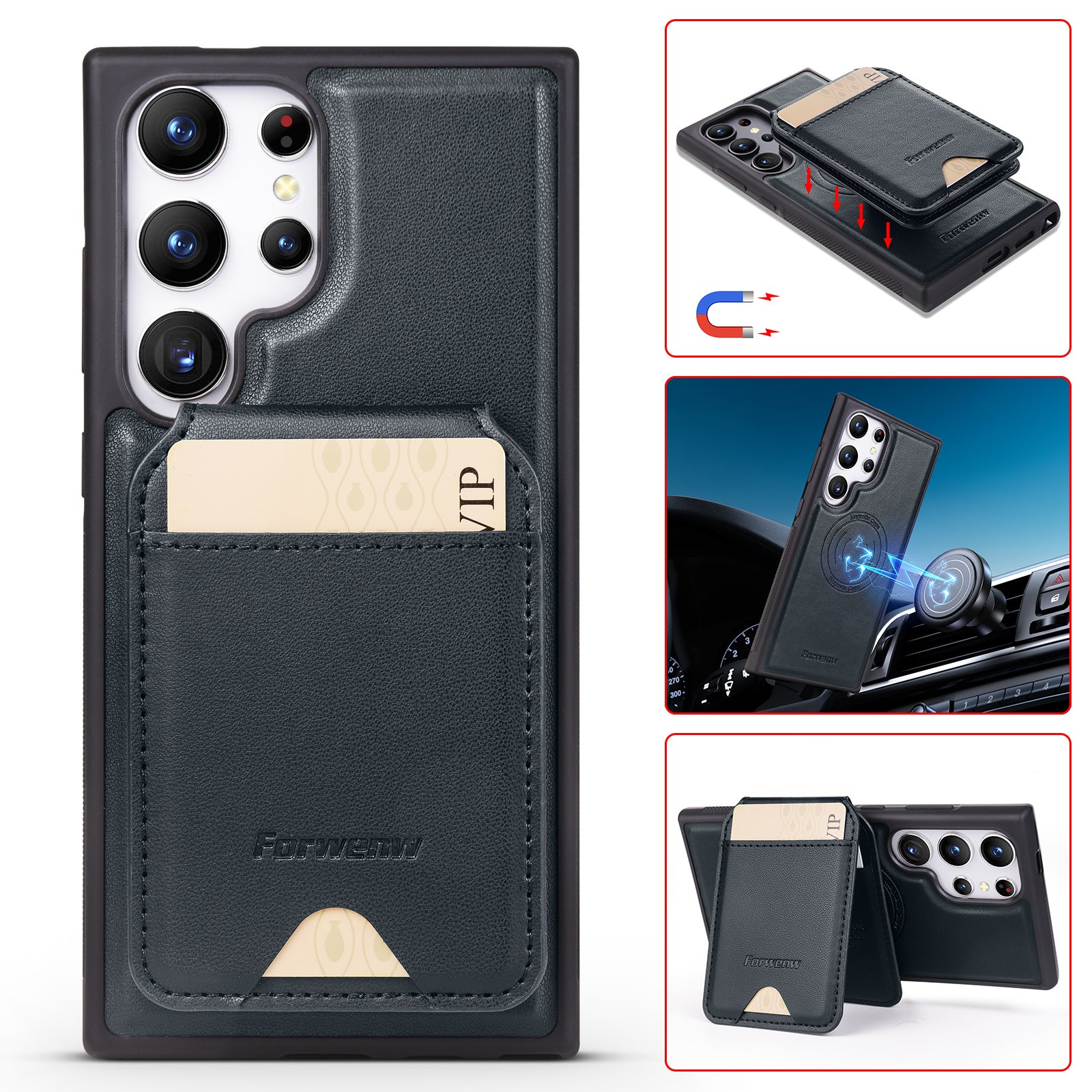 Premium Magsafe Wallet Case with Cardholder