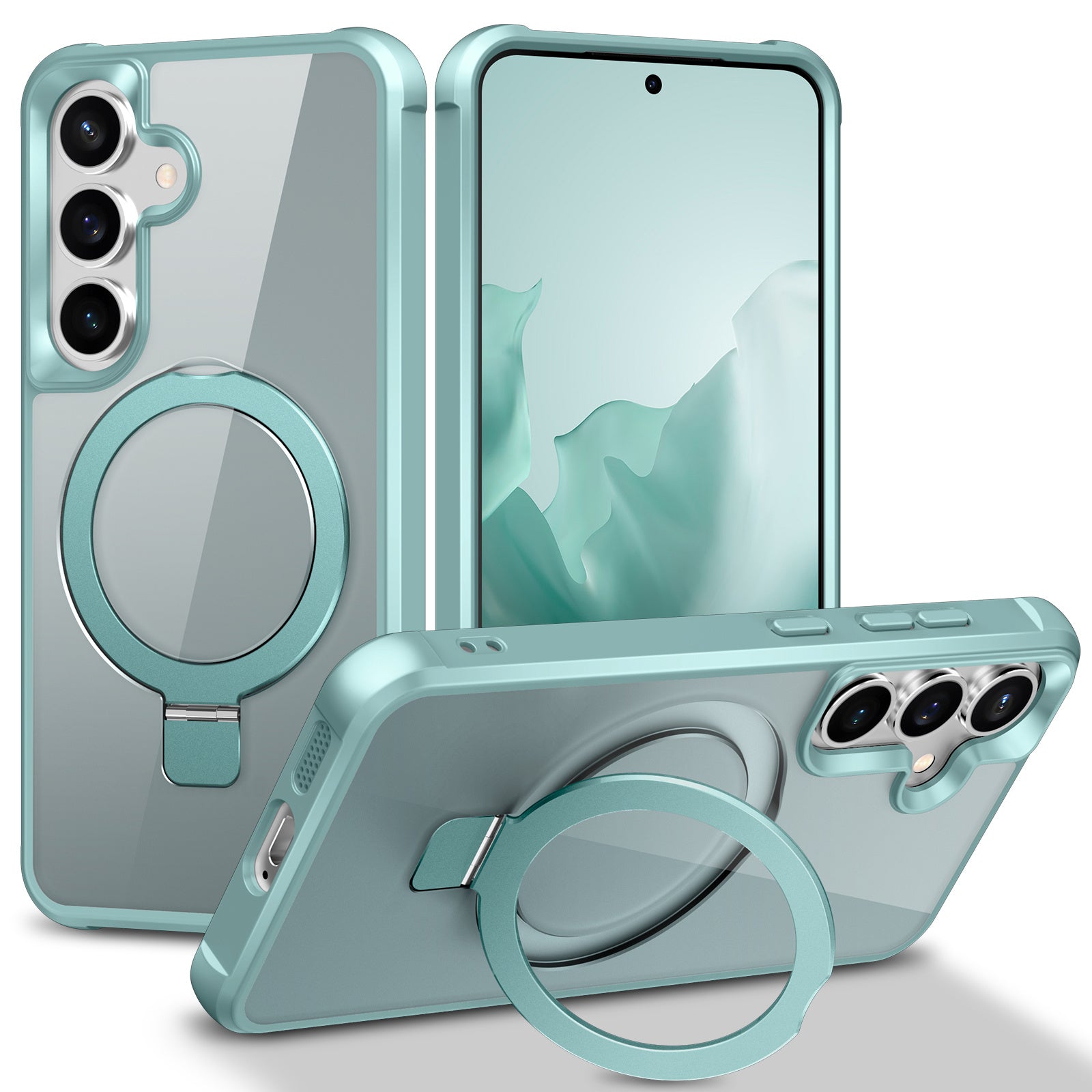 MagGuard Slim – MagSafe-Compatible Shockproof Stand Case for Galaxy S25/S24 Series