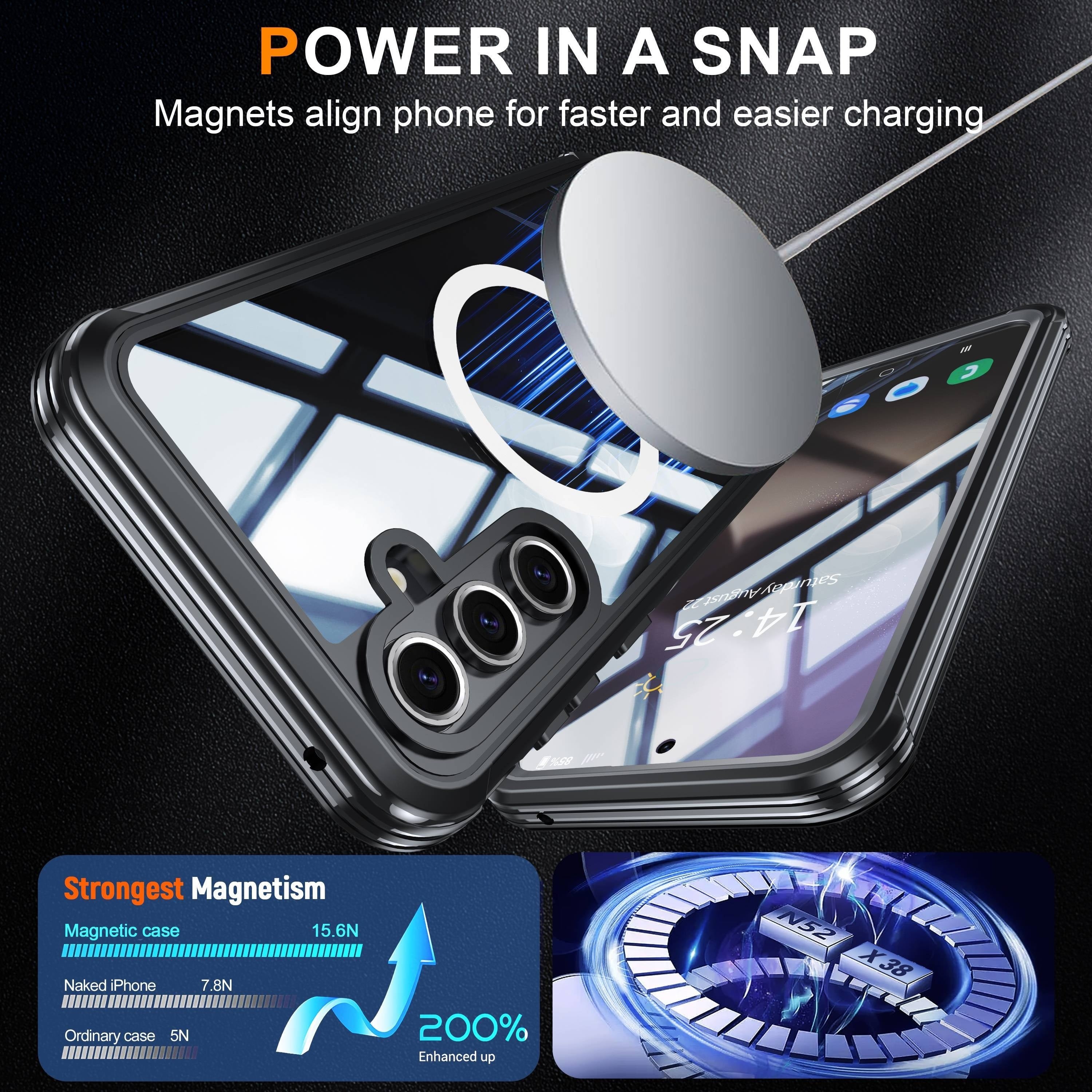 Samsung Galaxy S25 Transparent Durable MagSafe Case