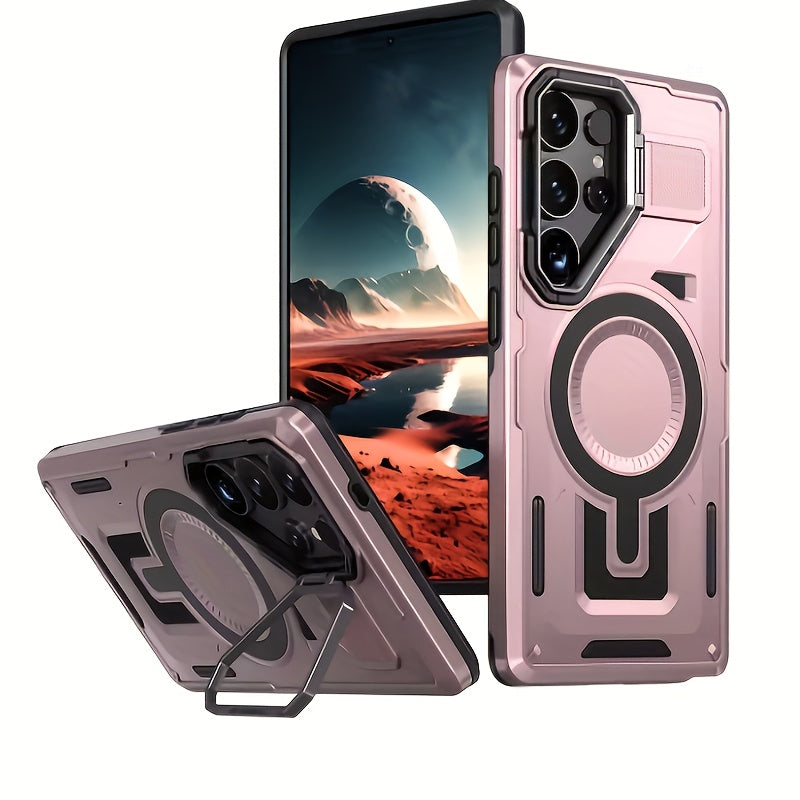 Magnetic Metal Lens Holder with 2-in-1 Shockproof Protection