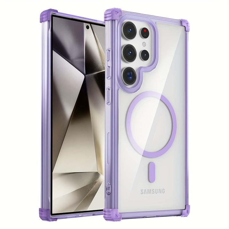 CrystalShield Transparent Magsafe Case for Samsung Galaxy S25 Series