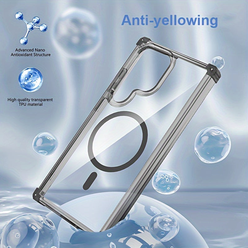 CrystalShield Transparent Magsafe Case for Samsung Galaxy S25 Series