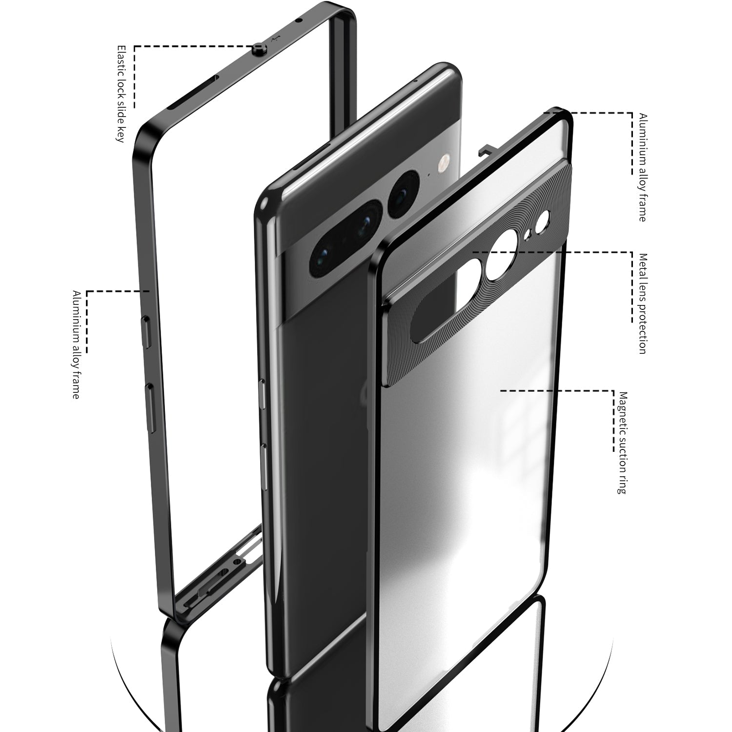 Magnetic Pixel Case with Drop Protection
