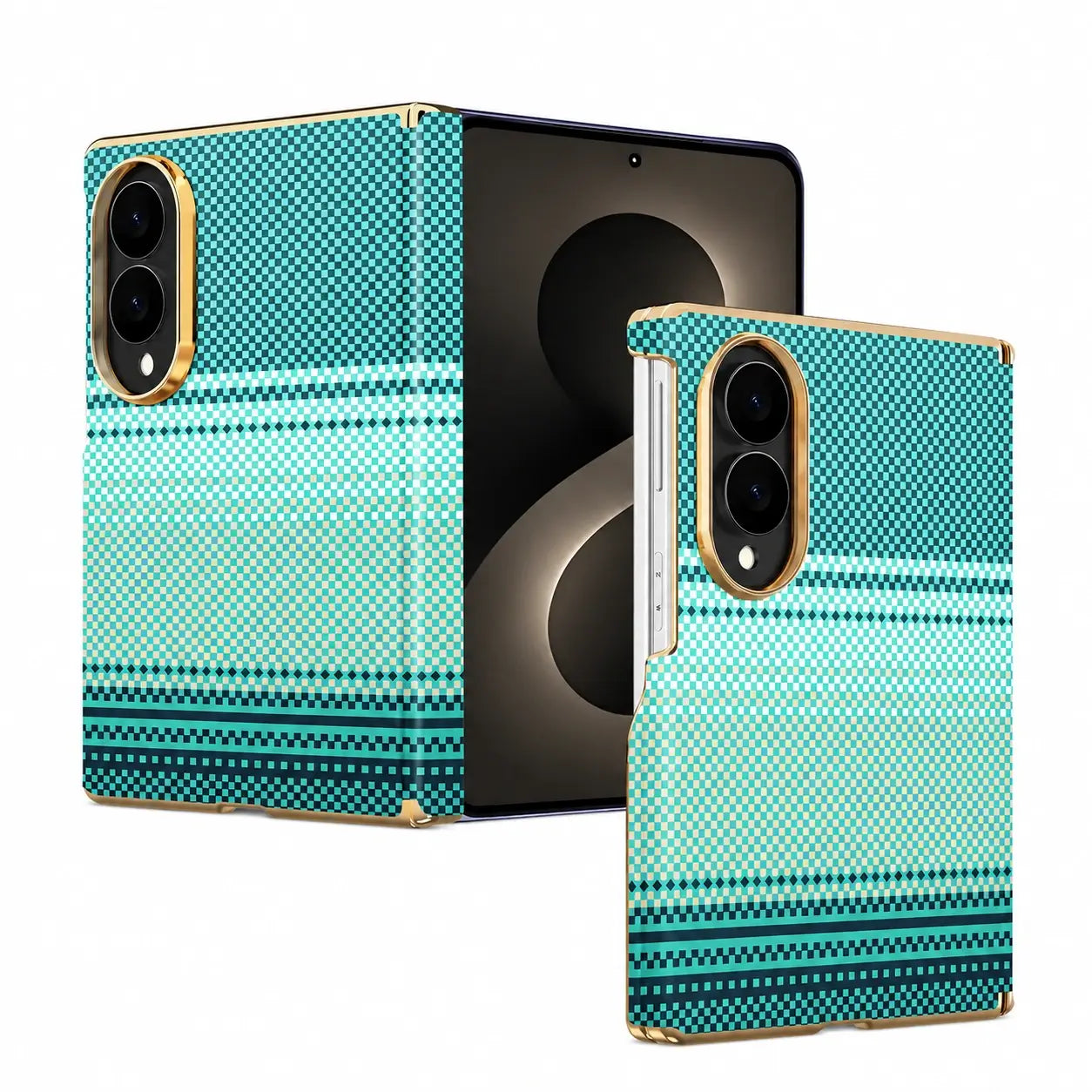 Samsung Galaxy Z Fold 8 Shockproof Carbon Fiber MagSafe Case