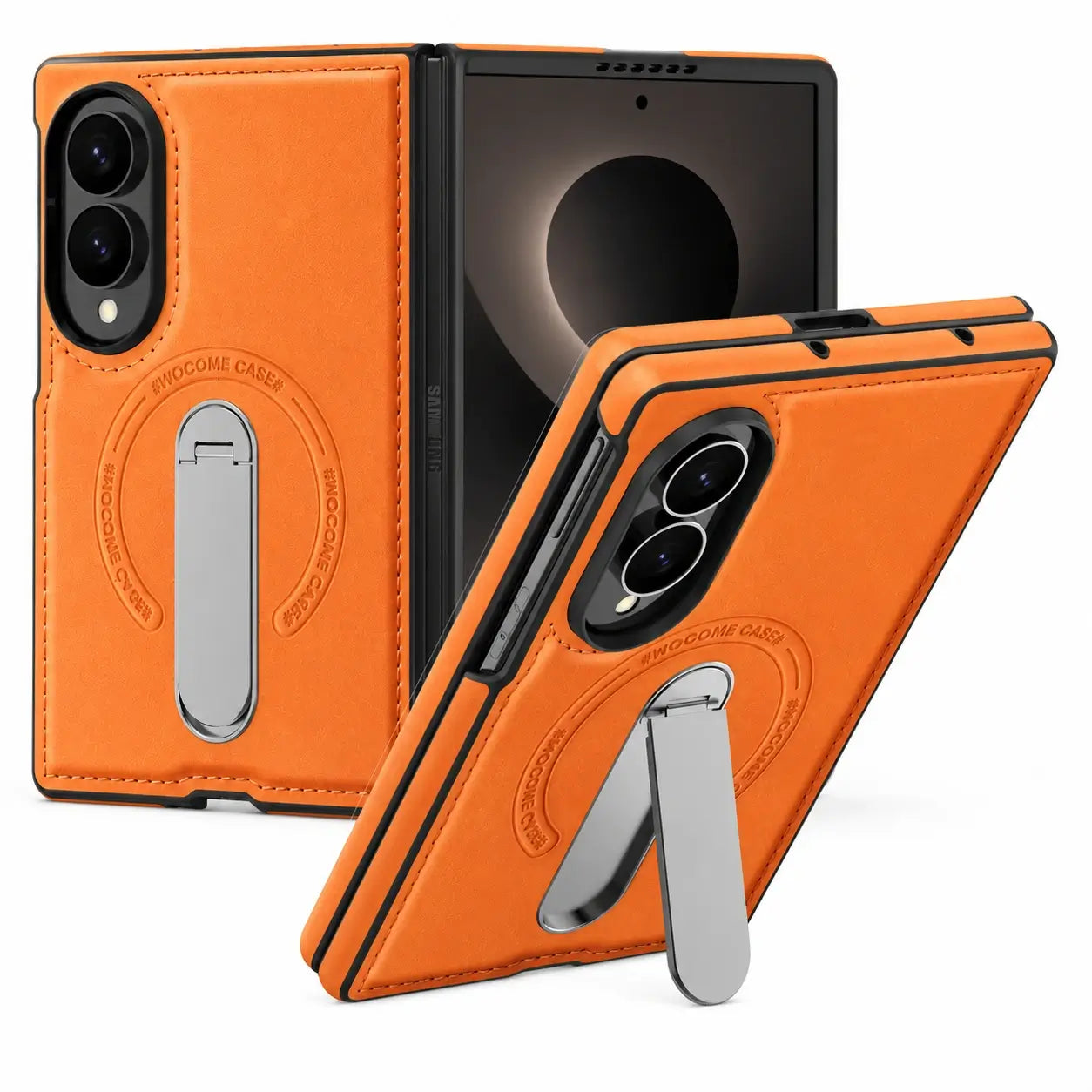 360° Magnetic Leather Stand Case for Samsung Galaxy Z Fold 8