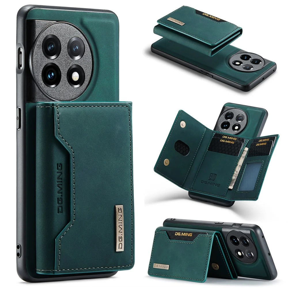 2-in-1 Magnetic Wallet Case with Detachable Card Pocket for OnePlus Series