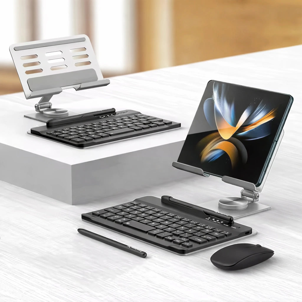 Samsung Galaxy Z TriFold and Z Fold Wireless Keyboard & Mouse Case Stand
