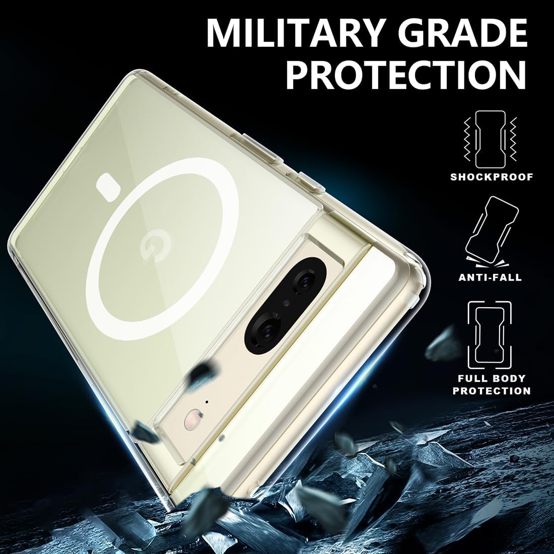 Magnetic Matte Magsafe Case for Google Pixel 7 Pro - Odin case