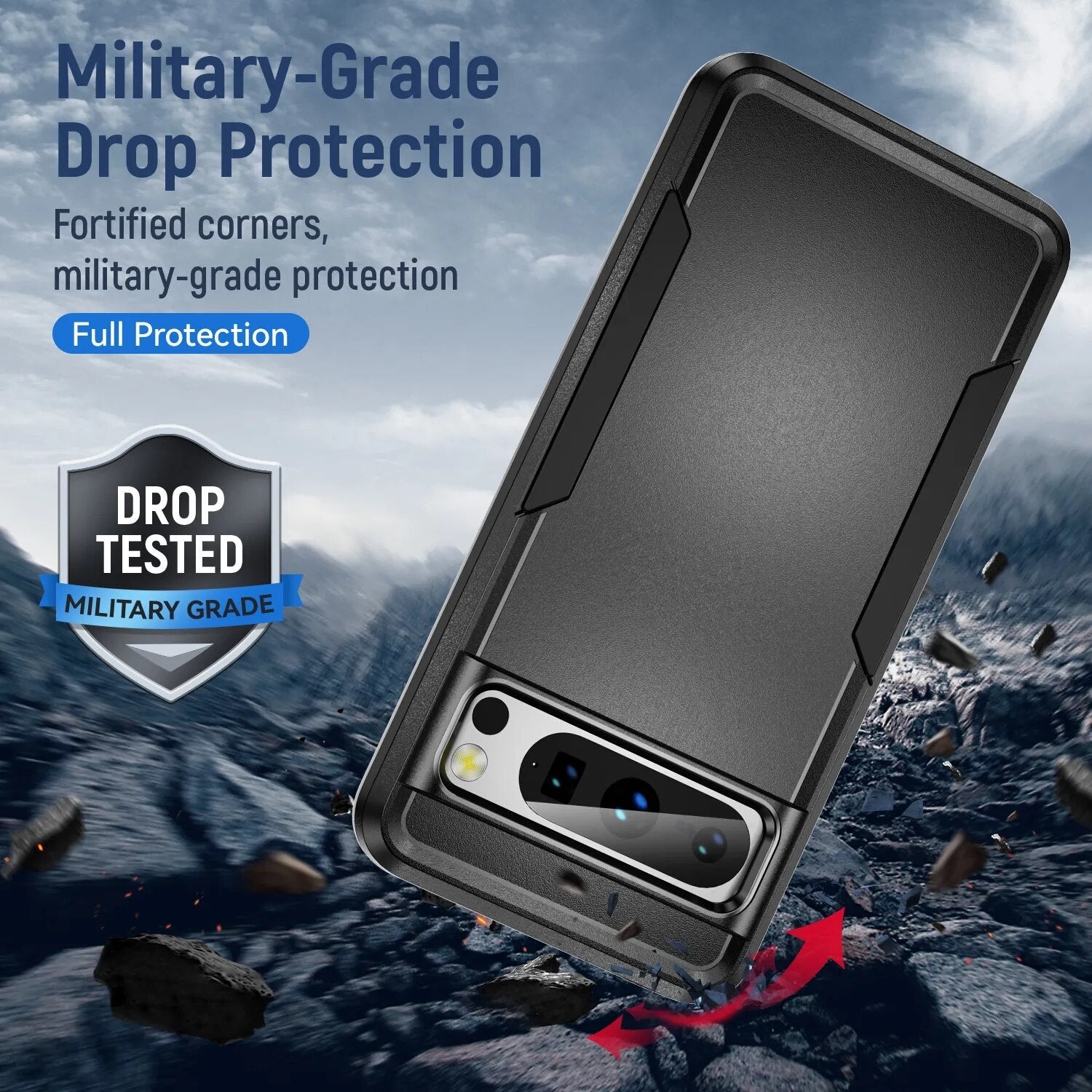 Shcokproof Matte Case for Google Pixel 8 Series - Odin case