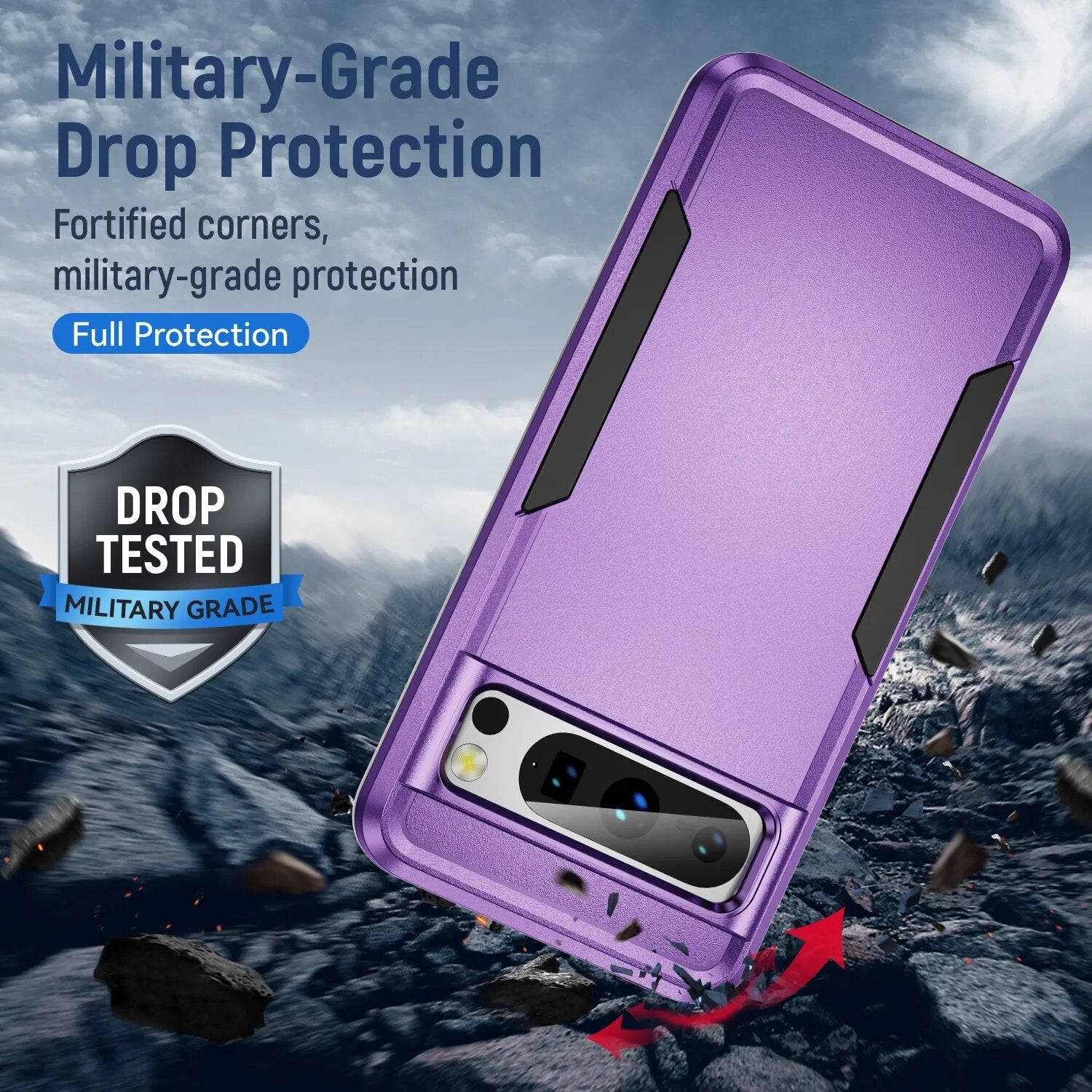 Shcokproof Matte Case for Google Pixel 8 Series - Odin case
