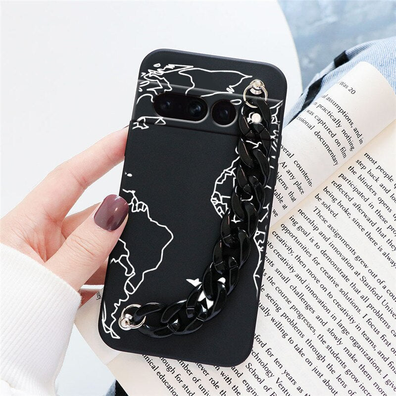 Flowers Silicone Matte Cover For Google Pixel 7 Pro - Odin case