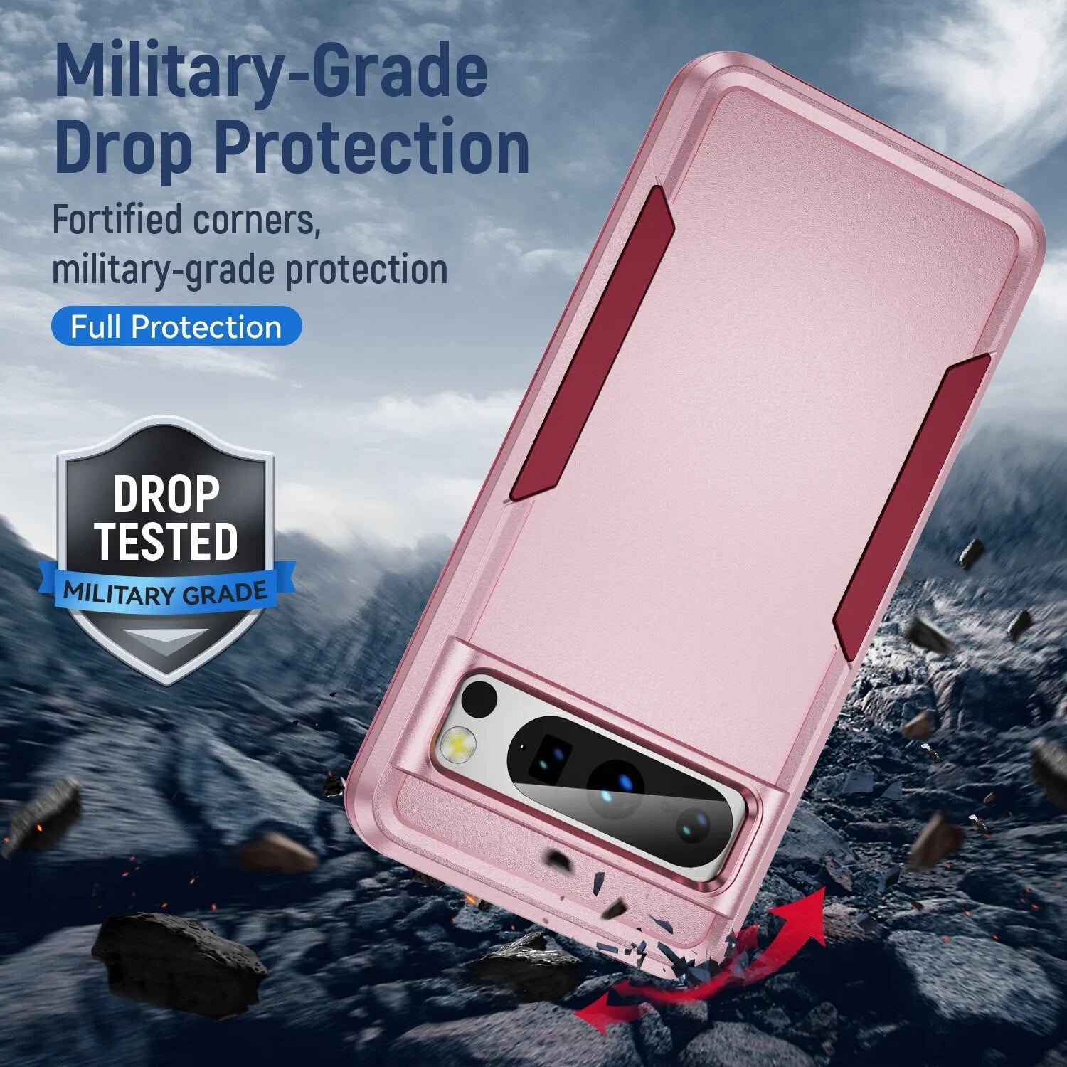 Shcokproof Matte Case for Google Pixel 8 Series - Odin case