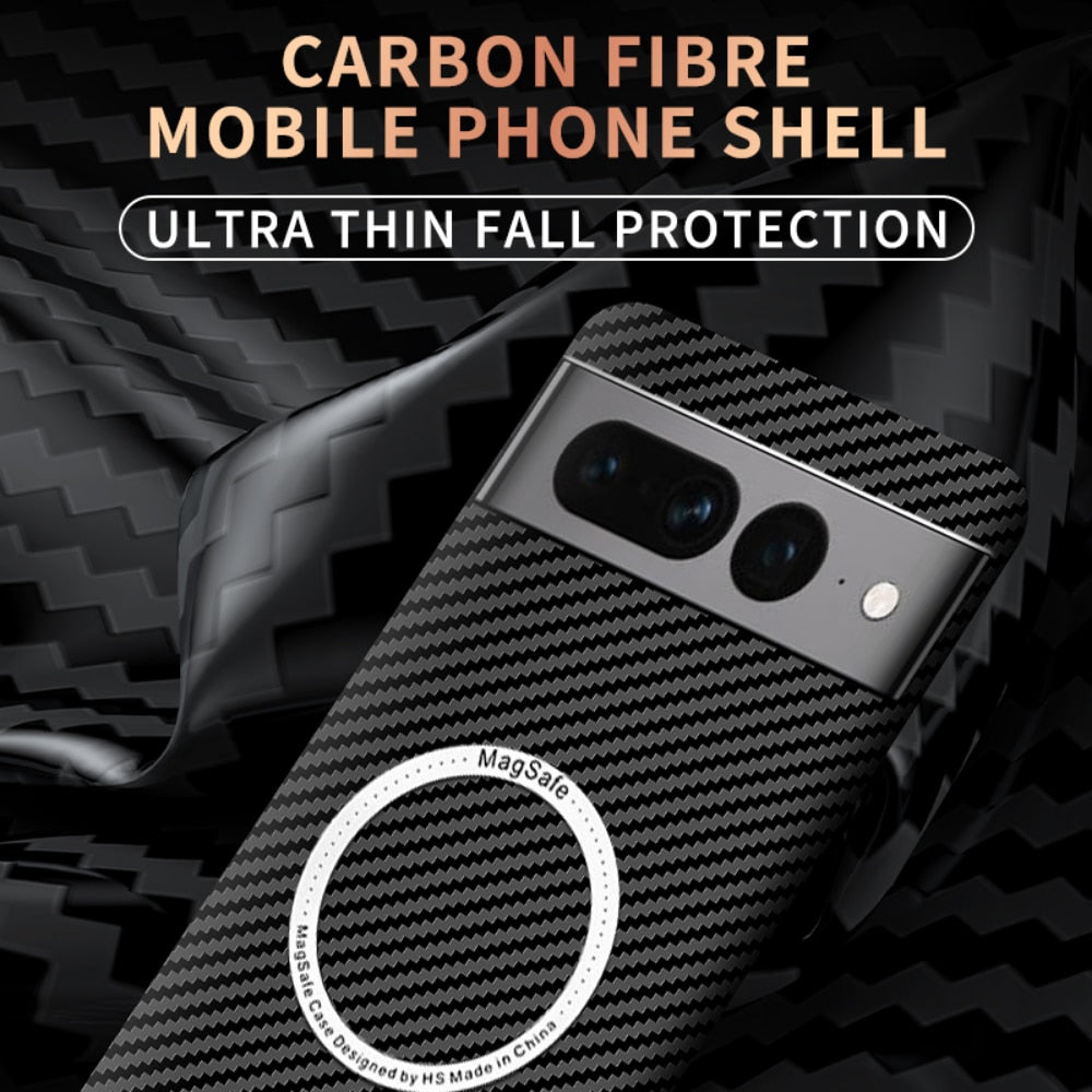 Luxury Carbon Fiber Phone Case For Pixel 7 Pro - Odin case