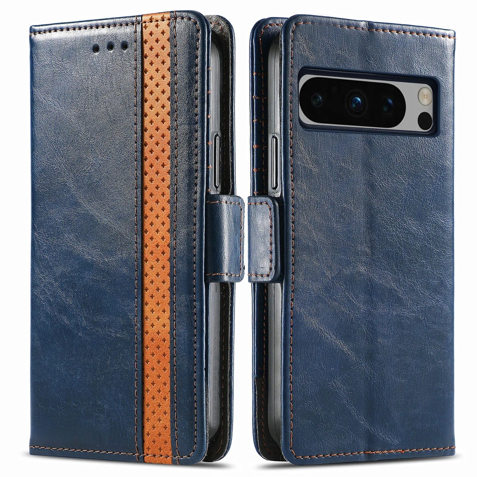 Premium Leather Case with Multifunction Wallet For Google Pixel 8 Series - Odin case
