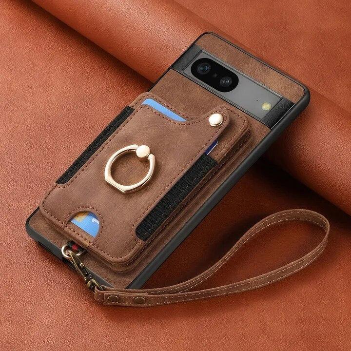 Luxury Leather Case with Stand For Google Pixel 8 Series - Odin case