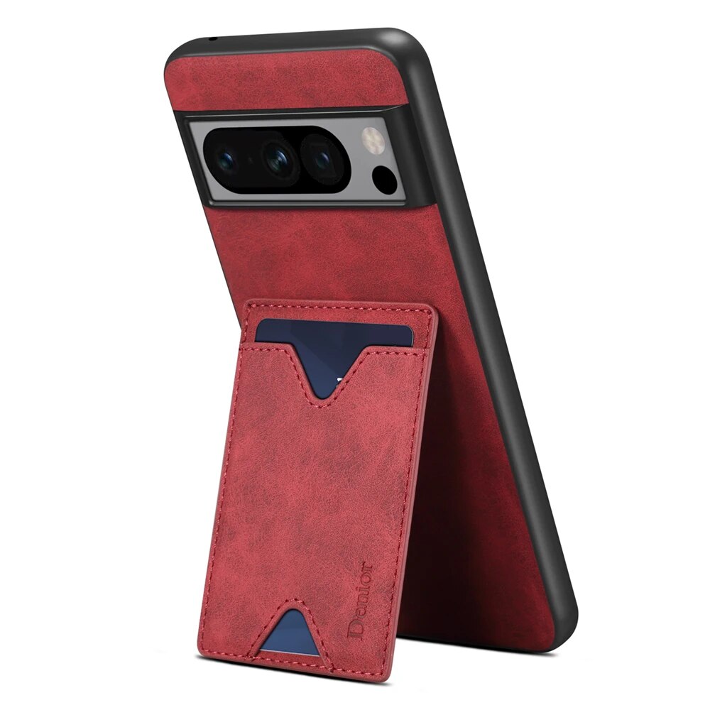 Leather Case with Card Wallet for Google Pixel 8 Series - Odin case