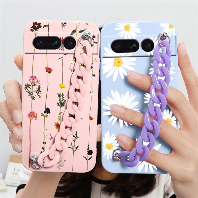 Flowers Silicone Matte Cover For Google Pixel 7 Pro - Odin case