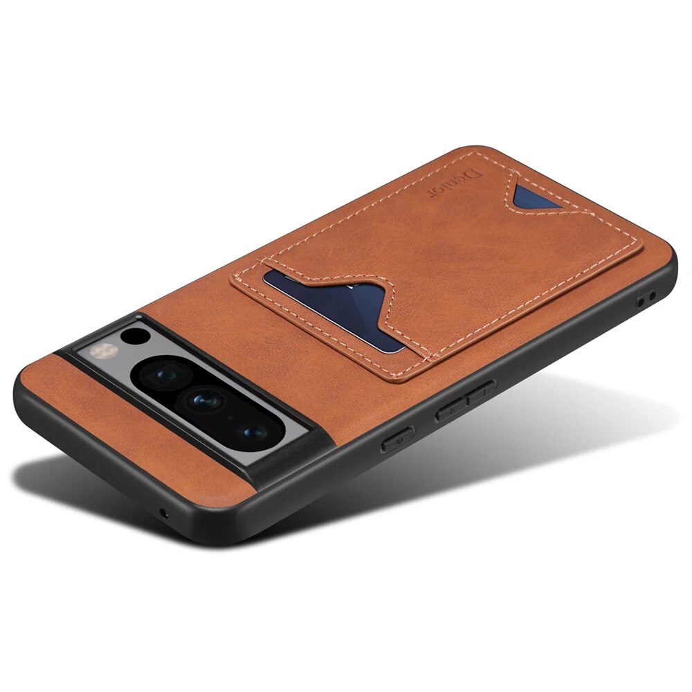 Leather Case with Card Wallet for Google Pixel 8 Series - Odin case