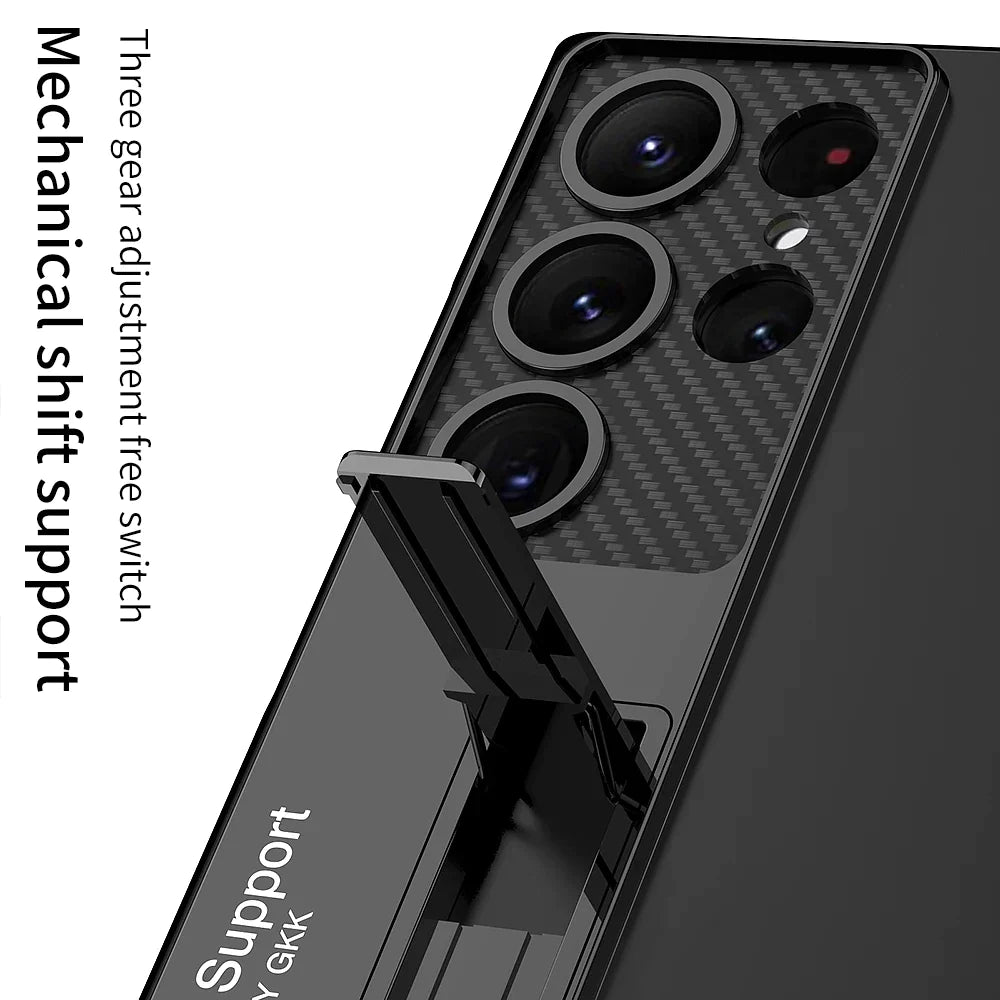 Ultra Thin Transparent S24 Case with Bracket - Odin case