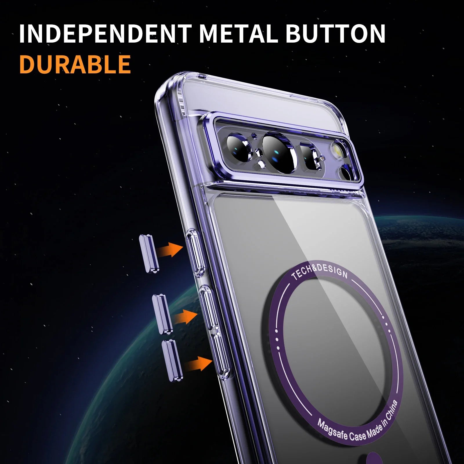 Slim Transparent Magsafe Case For Google Pixel 8 Series - Odin case