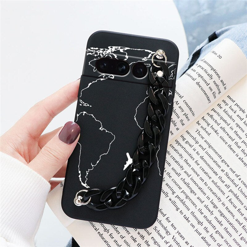 Flowers Silicone Matte Cover For Google Pixel 7 Pro - Odin case
