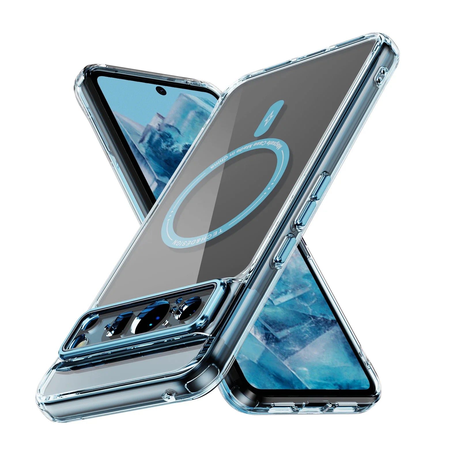 Slim Transparent Magsafe Case For Google Pixel 8 Series - Odin case