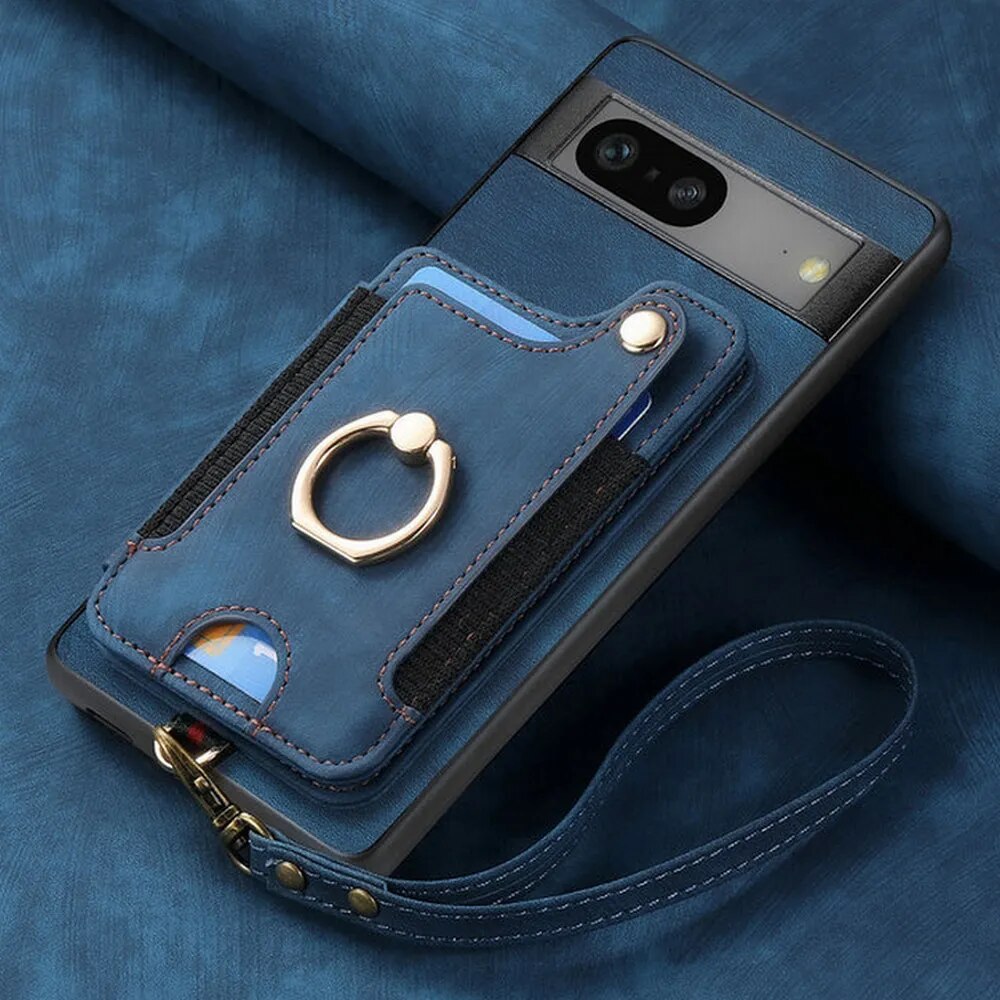 Luxury Leather Case with Stand For Google Pixel 8 Series - Odin case