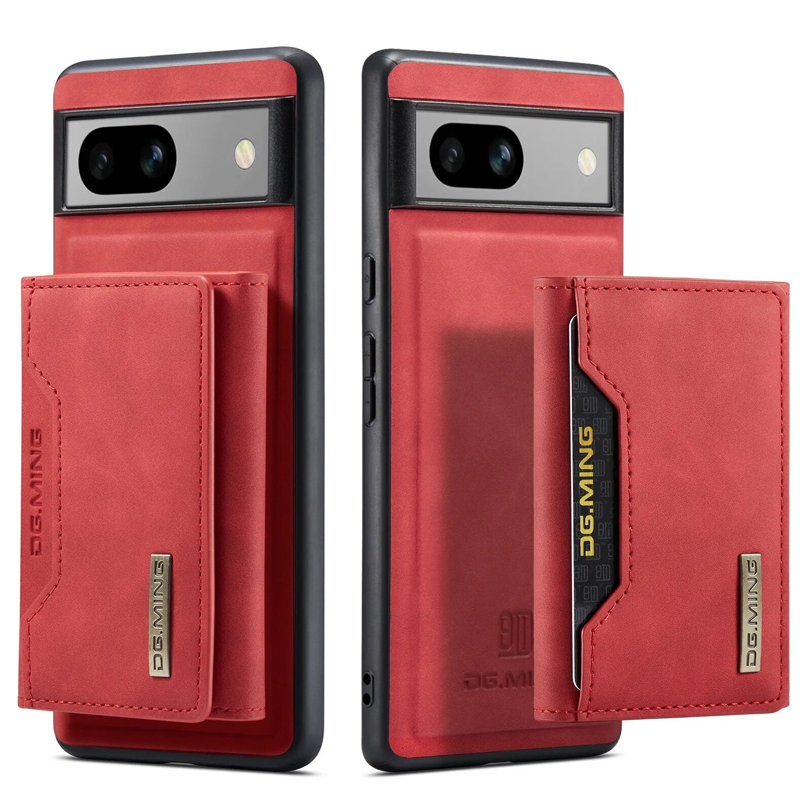 Detachable Magnetic Wallet Cards Solt Leather Case for Google Pixel 8 Series - Odin case