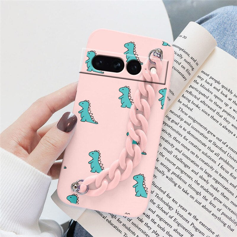 Flowers Silicone Matte Cover For Google Pixel 7 Pro - Odin case