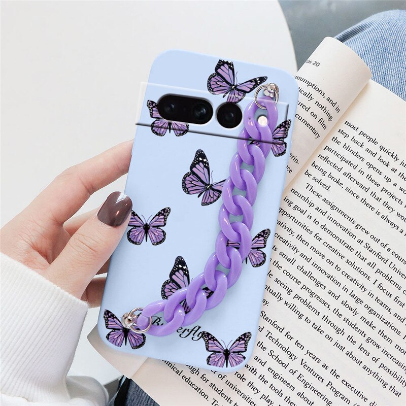 Flowers Silicone Matte Cover For Google Pixel 7 Pro - Odin case