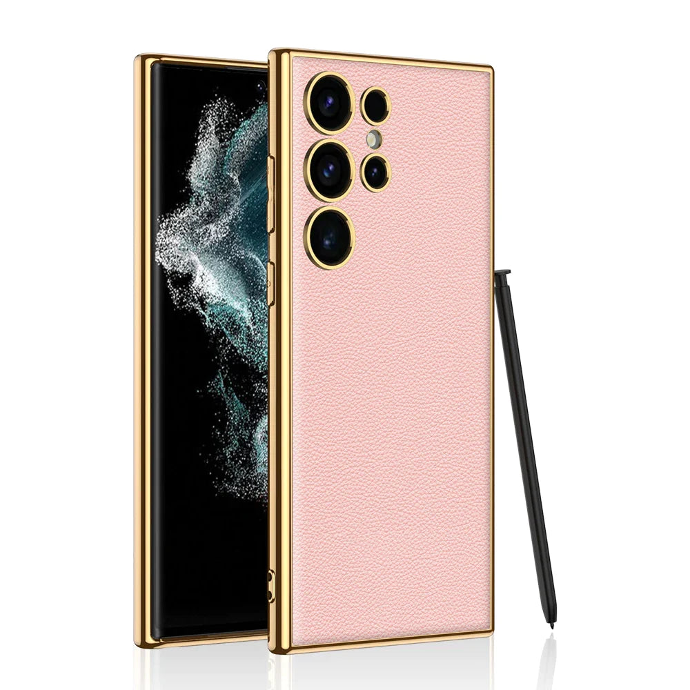 S24 Case Luxury Leather Shockproof - Odin case