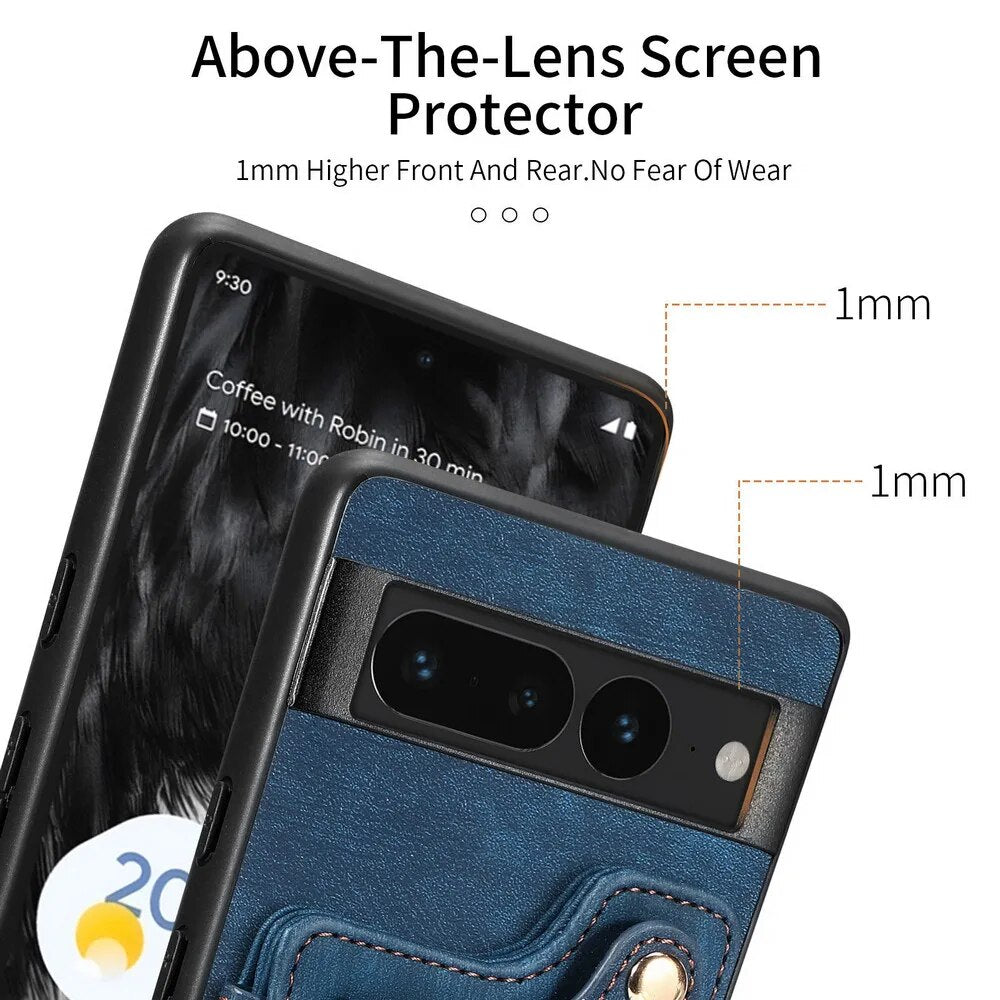 Luxury Leather Case with Stand For Google Pixel 8 Series - Odin case