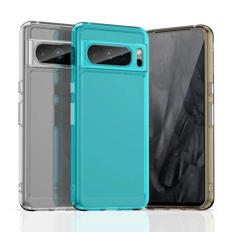 Transparent Shockproof Bumper Case For Google Pixel 8 Series - Odin case