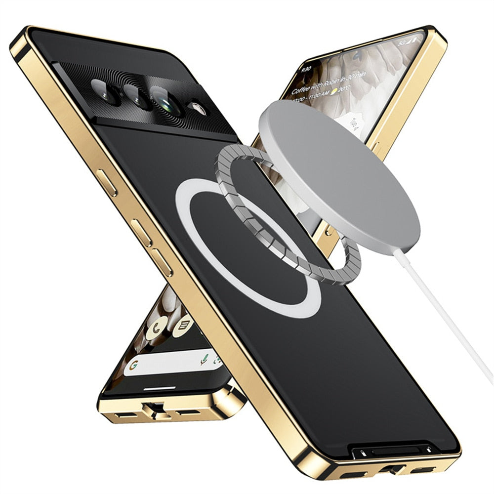 MagSafe Shockproof Metal Armor Case For Google Pixel 7 Pro - Odin case