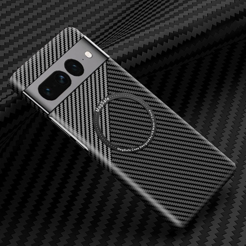 Wireless Carbon Fiber Phone Case For Google Pixel 7 - Odin case