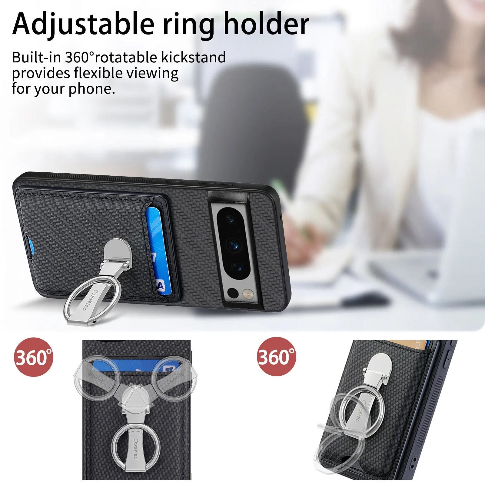 Anti-drop Case with Wallet for Google Pixel 8 Series - Odin case