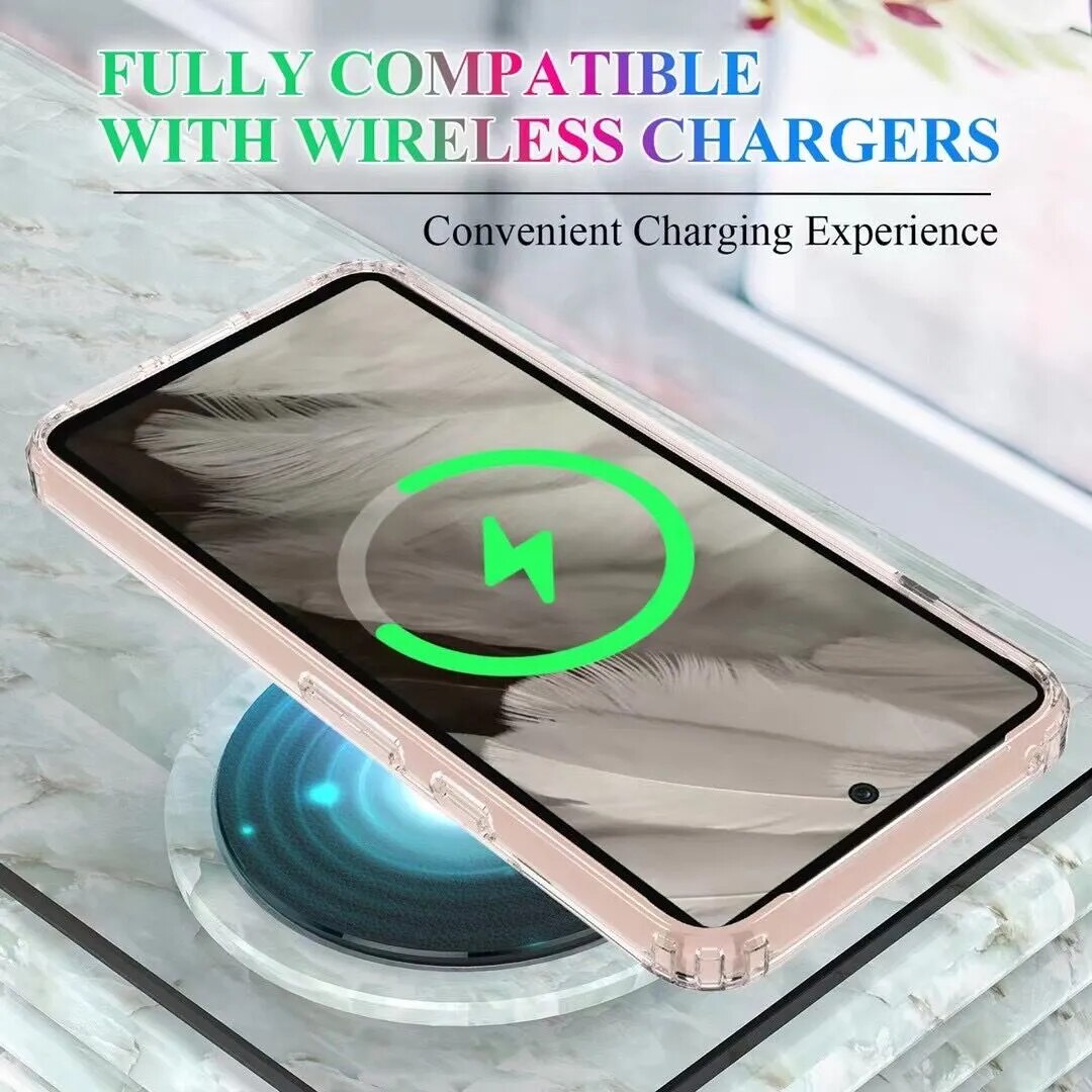 Transparent Magnetic Wireless charging Case For Google Pixel 8 Series - Odin case