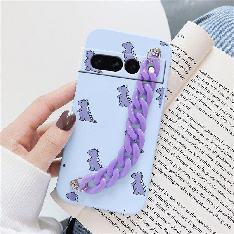 Flowers Silicone Matte Cover For Google Pixel 7 Pro - Odin case