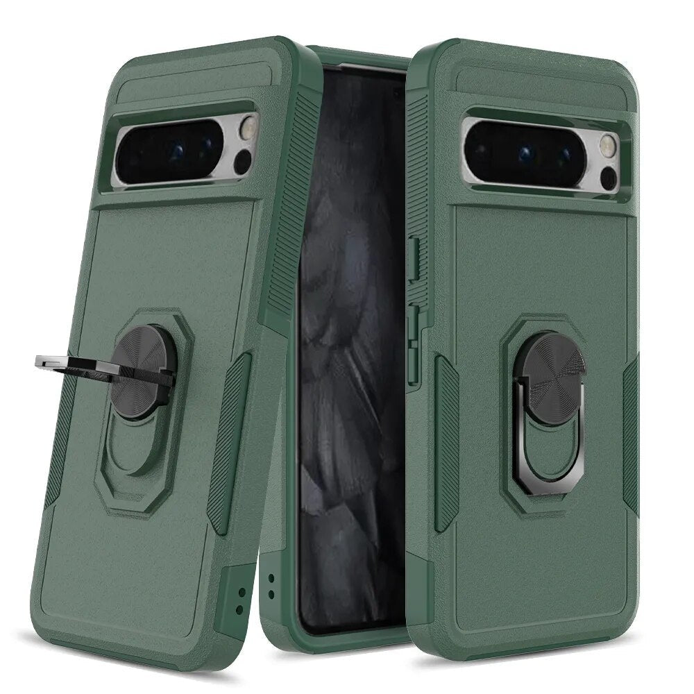 Armor Shockproof Case with Ring Holder For Google Pixel 8 Series - Odin case
