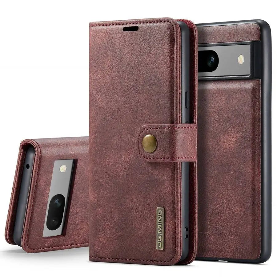 Detachable Magnetic Leather Wallet Case for Google Pixel Series - Odin case