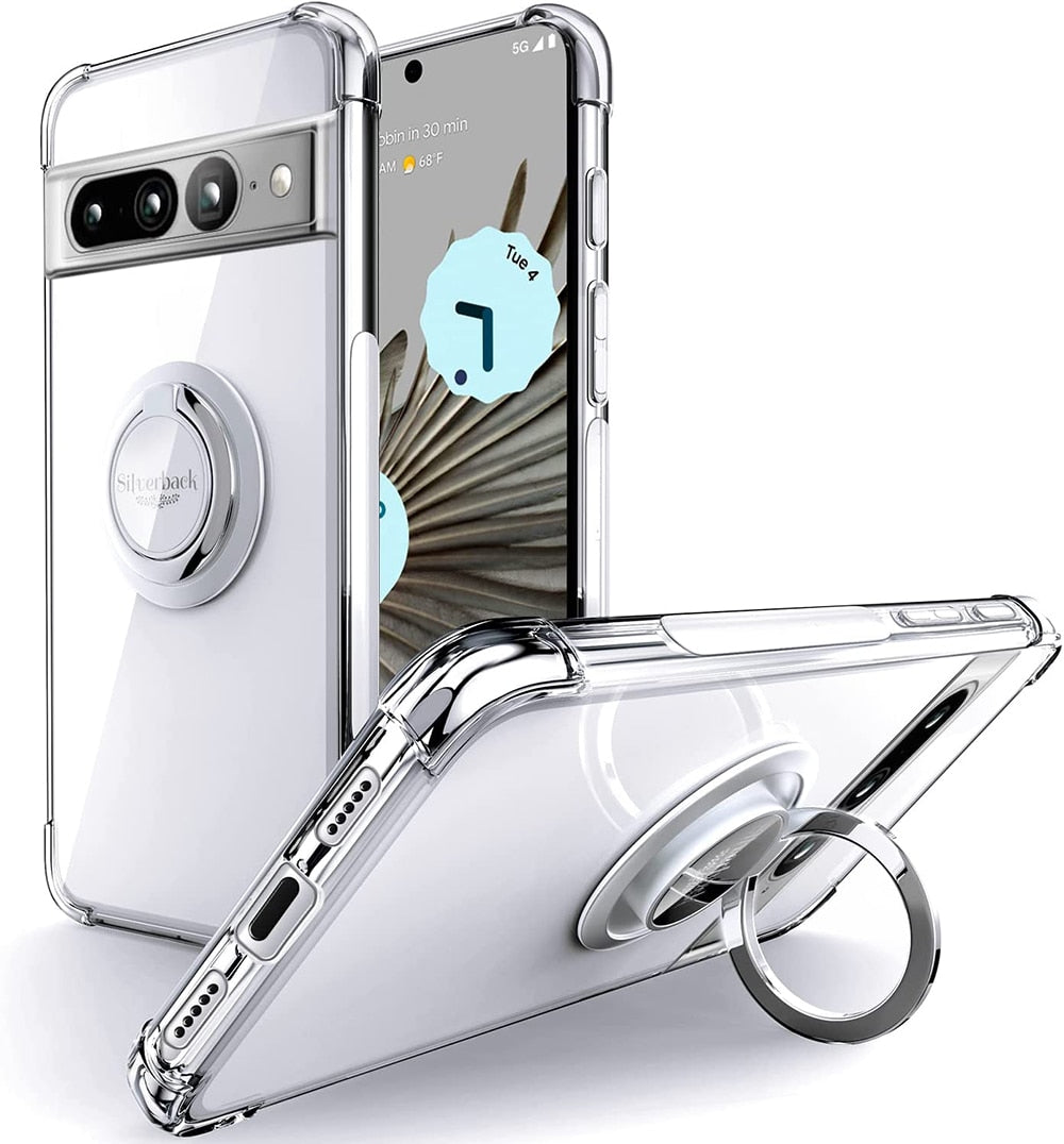Ring Holder Shockproof Phone Case For Google Pixel 7 Pro - Odin case