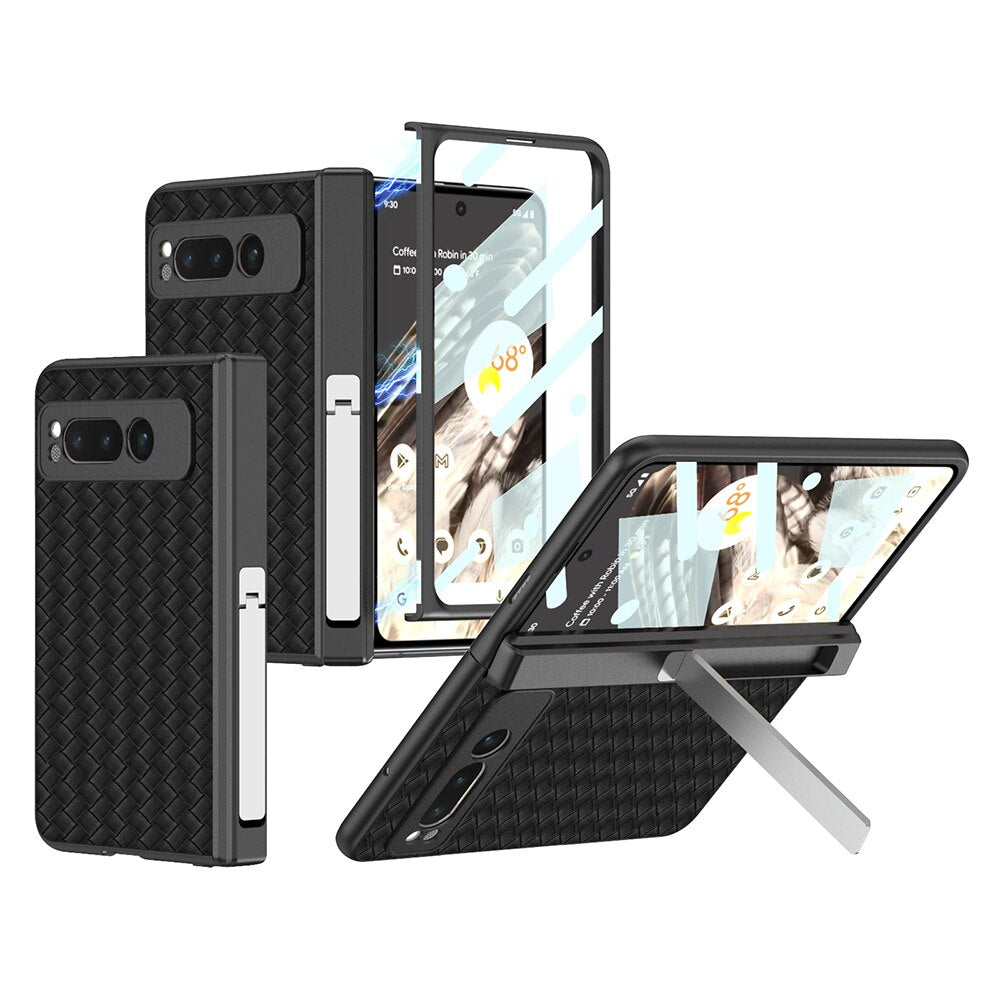 Magnetic Hinge Protective Case with Kickstand For Google Pixel Fold - Odin case