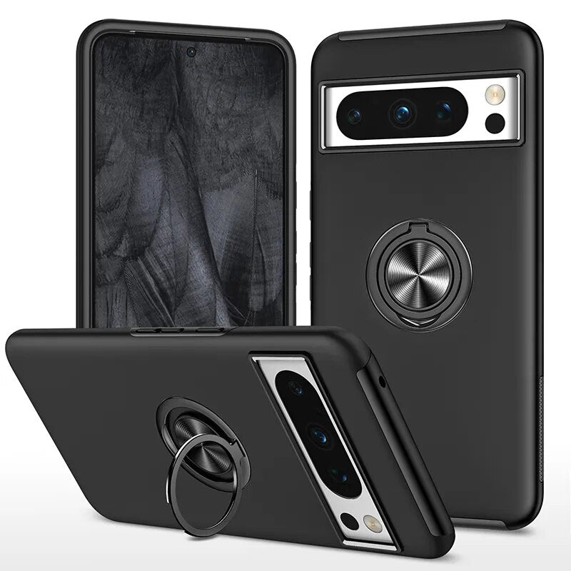Armor Shockproof Case with Ring Stand For Google Pixel 8 Series - Odin case