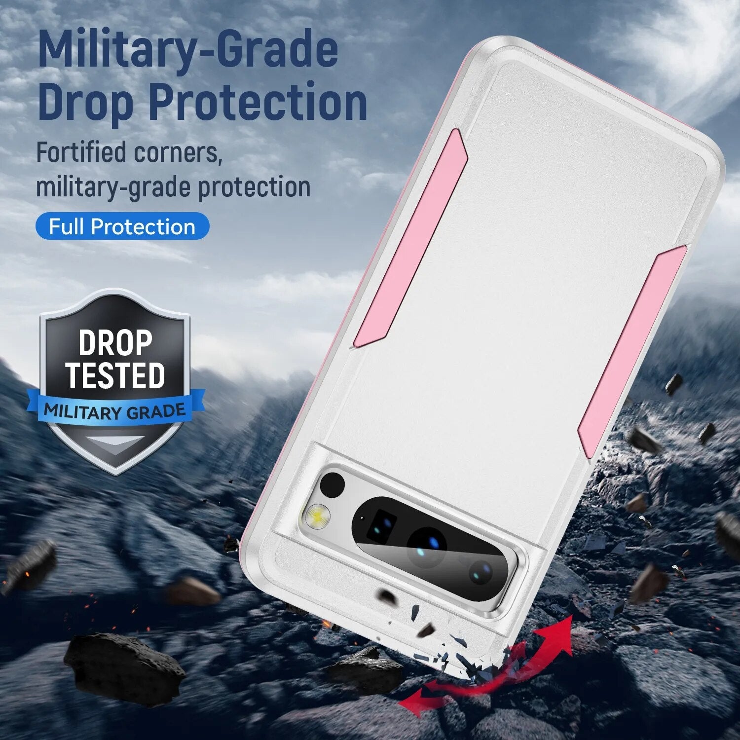 Shcokproof Matte Case for Google Pixel 8 Series - Odin case