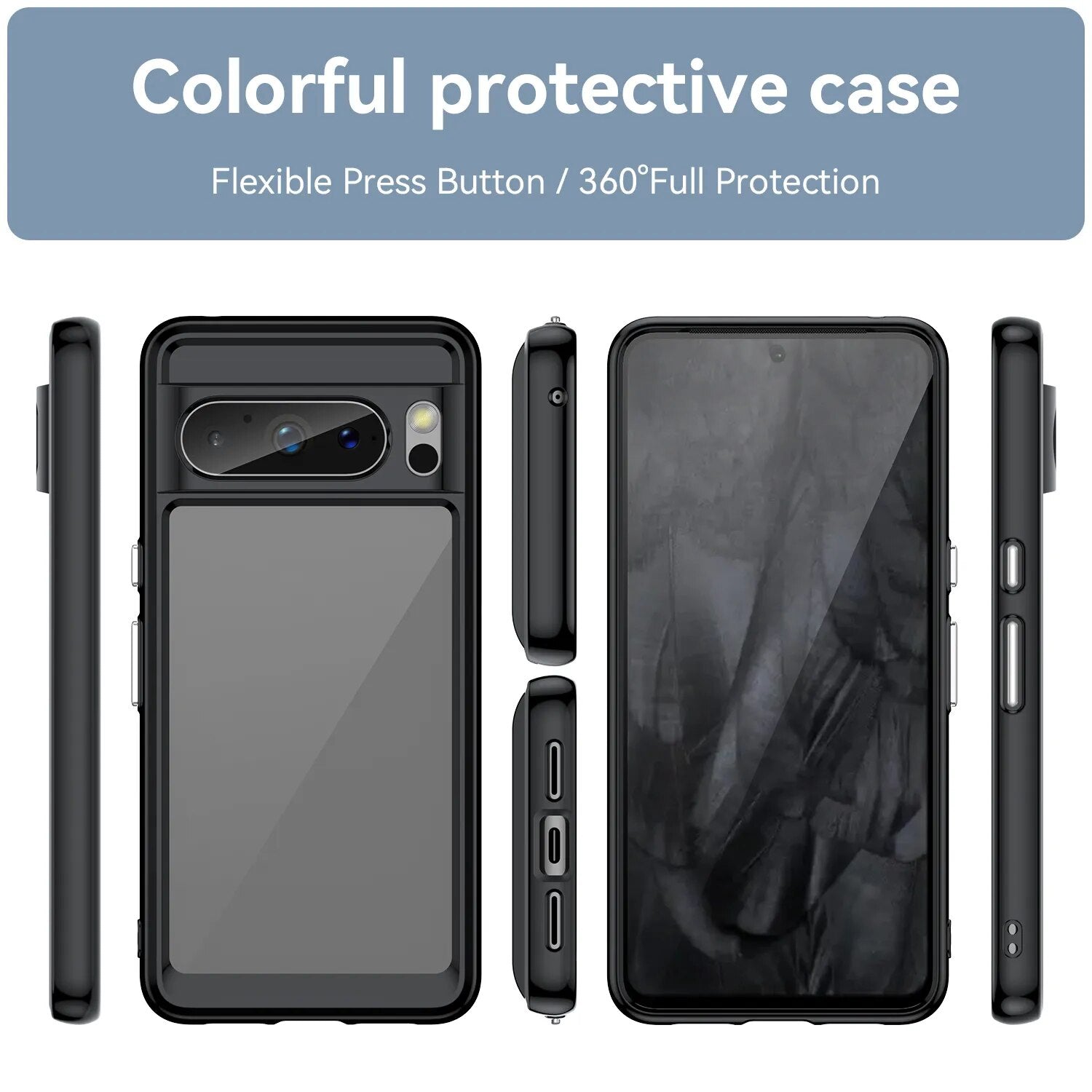 Rugged Shiled Colorful Shockproof Case For Google Pixel 8 Series - Odin case
