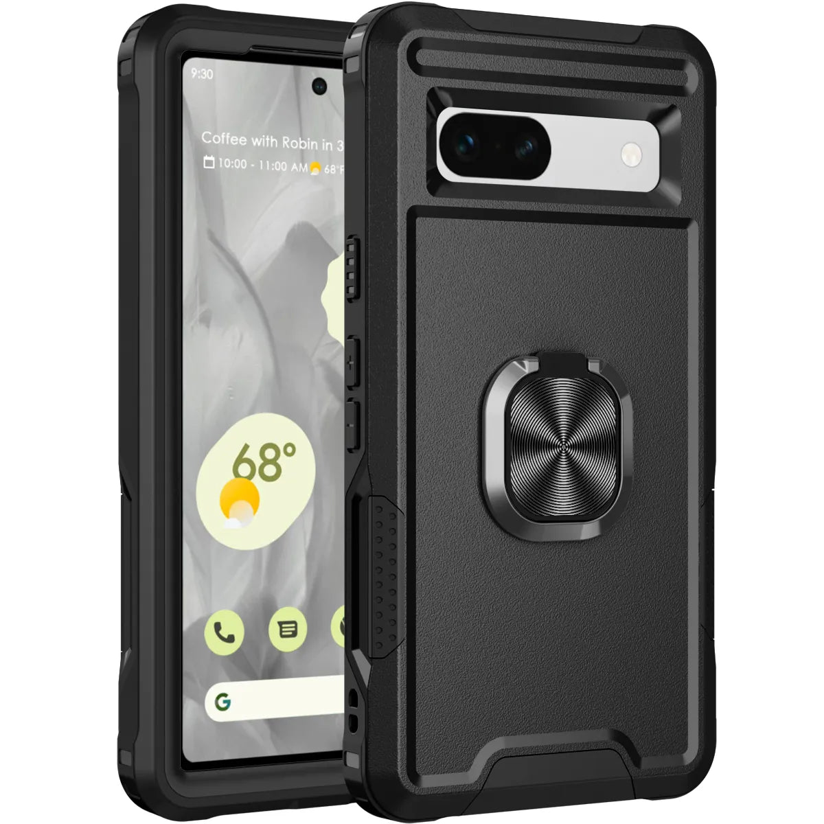 Armor Shockproof Case with Magnetic Ring Holder For Google Pixel 8 Series - Odin case