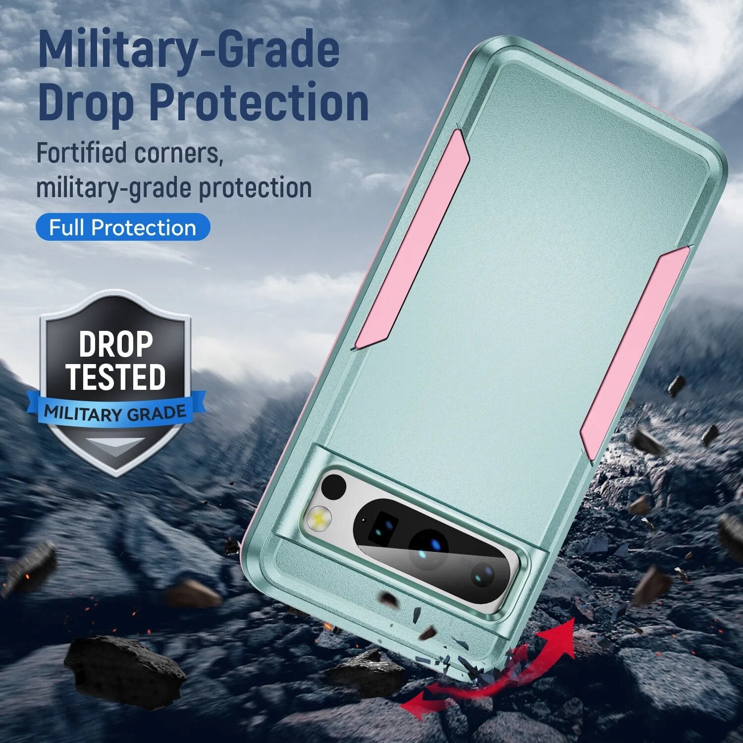 Shcokproof Matte Case for Google Pixel 8 Series - Odin case