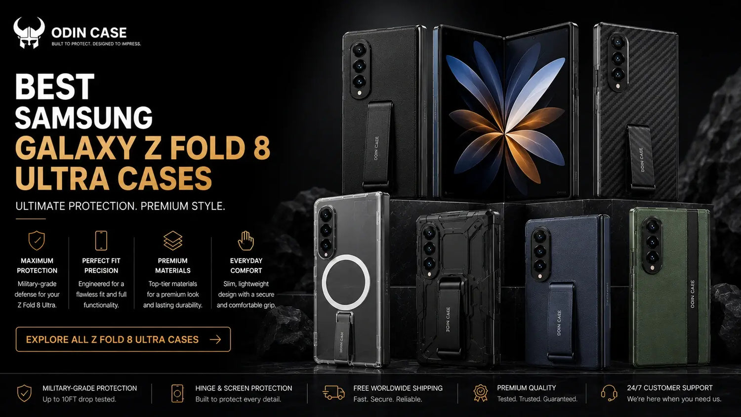 Best 22 Samsung Galaxy Z Fold 8 Ultra Cases — Top Picks Ranked for Every Ultra Owner